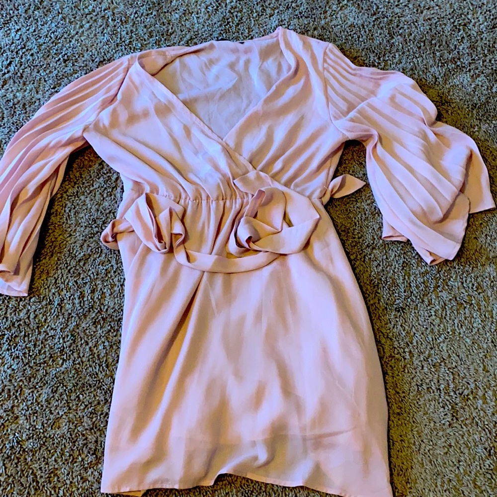 Pink Flowy Dress
